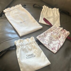 Mejuri and Local Eclectic Jewelry Dust Bags